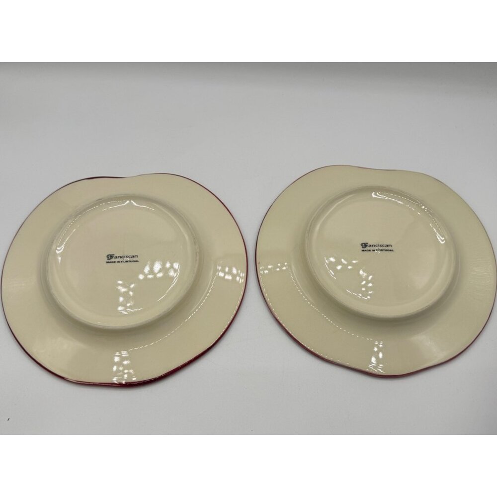 Franciscan Apple Shaped Salad Plates 8" - Picture 4 of 6